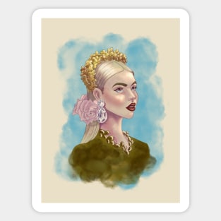 Anya Taylor-Joy fanart Sticker